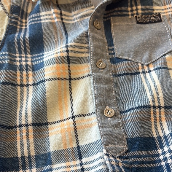 7 for all mankind Plaid Baby Onesie Polo Outfit - Picture 4 of 6